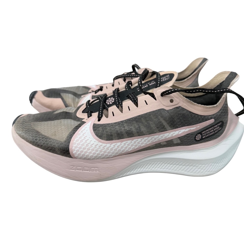 Nike Zoom Gravity Womens 8.5 Running Shoes Black Stone Mauve BQ3203-006